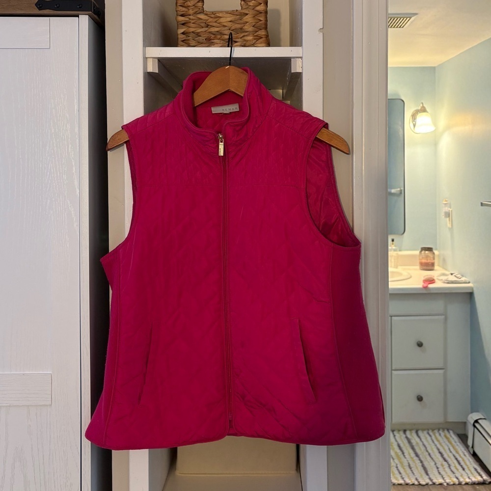 Kenar Pink Quilted Vest